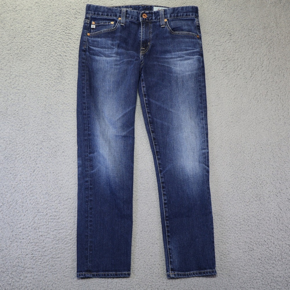 AG Adriano Goldschmied Ex-Boyfriend Slim Jeans 27R Blue AG-ed LED137507YERN